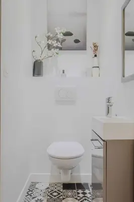 Salle de bains dans l'établissement Charming apartment - 1BD-4P - Gare du Nord