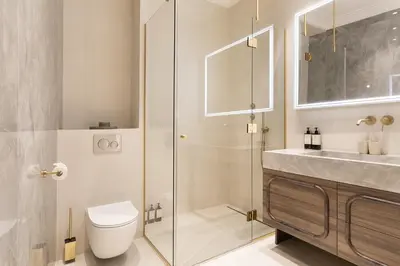 Salle de bains dans l'établissement Maison Galante - Serviced Apartments in Champs-Elysées