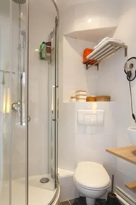 Salle de bains dans l'établissement High standing Studio Paris 17