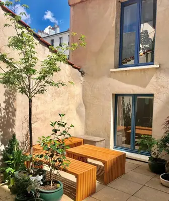 Plan de l'établissement Chic Apartment with Private Terrace