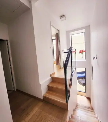 Un ou plusieurs lits dans un hébergement de l'établissement Homeloveparis