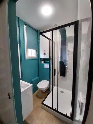 Salle de bains dans l'établissement appartement confort