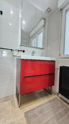Salle de bains dans l'établissement Appartement Boulogne-Billancourt