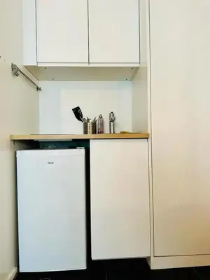 Cuisine ou kitchenette dans l'établissement Au centre de paris Saint-michel et St germain despres