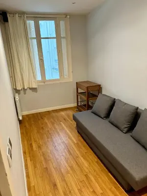 Coin salon dans l'établissement Appartement de 2 chambres au cœur de Paris