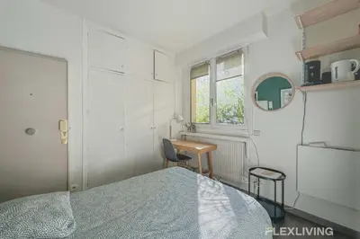 Cuisine ou kitchenette dans l'établissement Flexliving - Studio - Longchamps