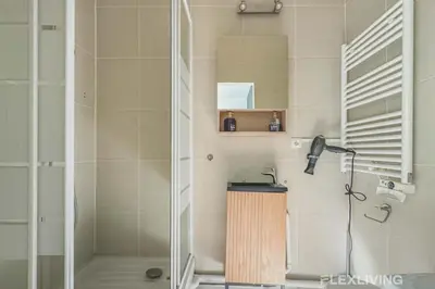 Salle de bains dans l'établissement Flexliving - Studio - Longchamps