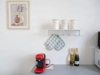Plateau bouilloire dans l'établissement Le Cocon Raffiné