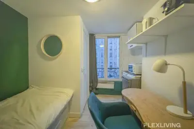 Un ou plusieurs lits dans un hébergement de l'établissement Flexliving - Studio - Saint Martin