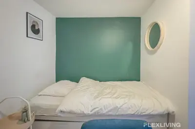 Un ou plusieurs lits dans un hébergement de l'établissement Flexliving - Studio - Saint Martin