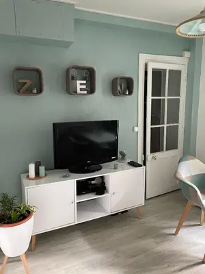 Télévision ou salle de divertissement dans l'établissement Au bas de Montmartre !