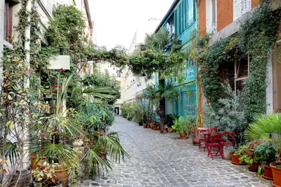 Jardin de l'établissement Studio Design Au Cœur de Bastille Paris Authentique