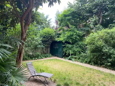 Jardin de l'établissement Appartement privé avec jardin