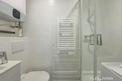 Salle de bains dans l'établissement Flexliving - Studio - Étienne Marcel