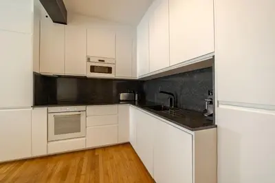 Cuisine ou kitchenette dans l'établissement Appartement 3 pièces calme - Bourse, Paris centre