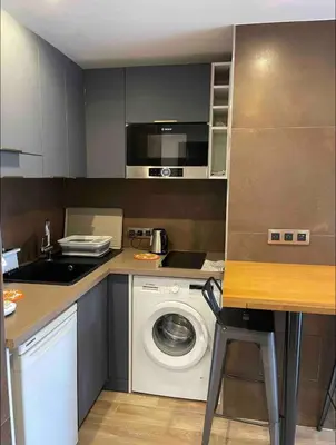 Cuisine ou kitchenette dans l'établissement Paris Esplanade 701