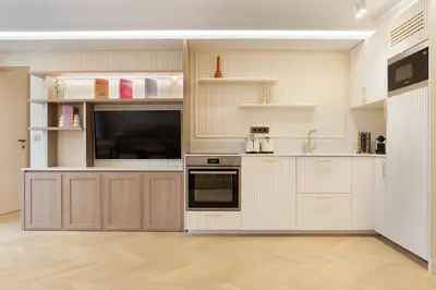 Cuisine ou kitchenette dans l'établissement Pick A Flat's Apartments with Services in Opéra