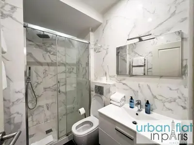 Salle de bains dans l'établissement Urban Flat 60 - Sublime Parisian Flat in Paris