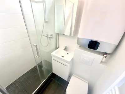 Salle de bains dans l'établissement Studio Paris 15