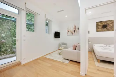Télévision ou salle de divertissement dans l'établissement Charming apartment - 3BR-8P -Centre Pompidou