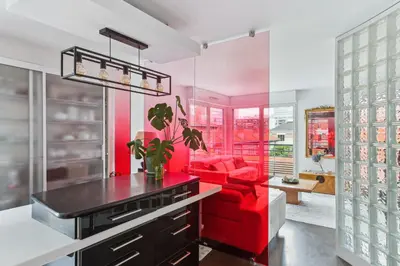 Salle de bains dans l'établissement Appartement proche de la Tour Eiffel
