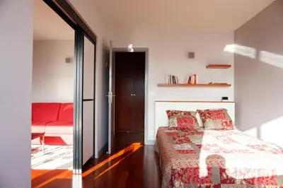 Un ou plusieurs lits dans un hébergement de l'établissement Paris 15 Apartment with Local Lifestyle