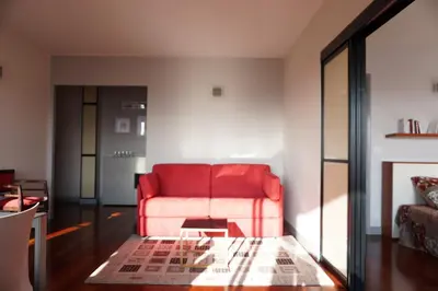 Coin salon dans l'établissement Paris 15 Apartment with Local Lifestyle