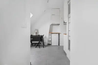 Cuisine ou kitchenette dans l'établissement L Authentique - Trocadero - 2 Prs