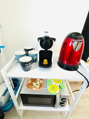 Cuisine ou kitchenette dans l'établissement République rue des bluets Paris