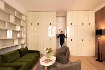 Coin salon dans l'établissement Luxueux Appartement - Centre de Paris