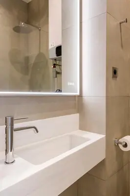 Salle de bains dans l'établissement Un architecte en voyage