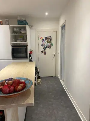 Cuisine ou kitchenette dans l'établissement Charming Apartment Paris Saint Germain Saint Michel