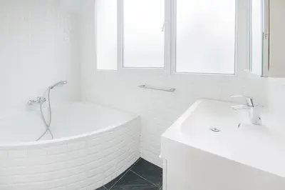 Salle de bains dans l'établissement Appartement d'une chambre près de Montmartre