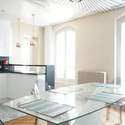 Paris 17 Apartment in Lively Village Style Poncelet District