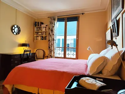 Un ou plusieurs lits dans un hébergement de l'établissement Paris 16 Apartment in Quiet Residential District