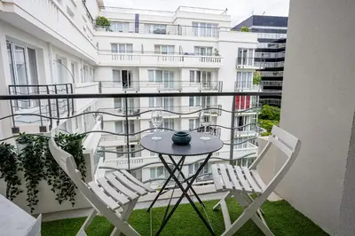 Balcon ou terrasse dans l'établissement Lila Home - Confortable studio in Paris