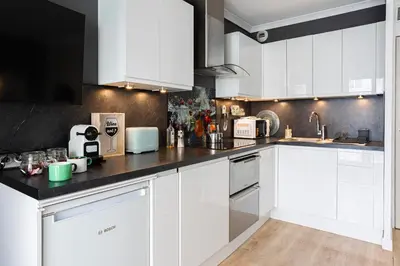 Cuisine ou kitchenette dans l'établissement Lila Home - Confortable studio in Paris