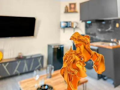 Cuisine ou kitchenette dans l'établissement Ivry-Confort
