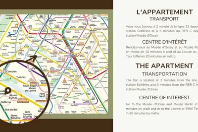 Plan de l'établissement Musée d'Orsay-Saint Germain-Invalides-Famille