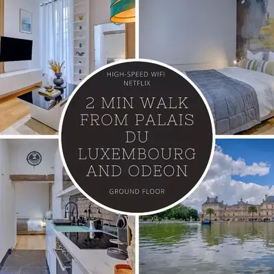 Chic Paris flat near Luxembourg garden and Odéon
