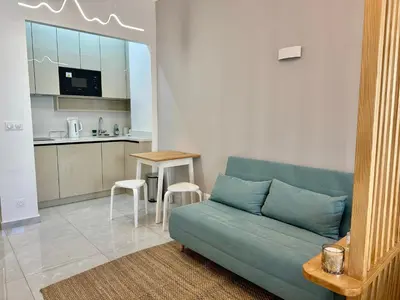 Cuisine ou kitchenette dans l'établissement Comfortable apartment near Marais Beaubourg