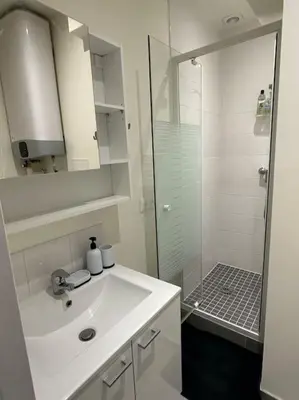 Salle de bains dans l'établissement Appartement Moderne