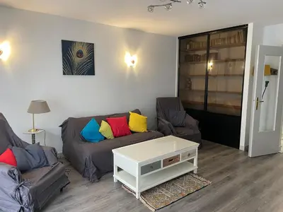 Coin salon dans l'établissement Proche de la Campagne à Paris