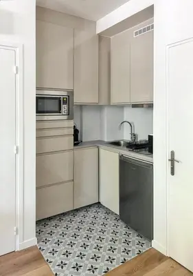 Cuisine ou kitchenette dans l'établissement Studio de charme à Montrouge - 20 m² - Internet inclus