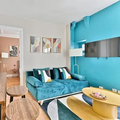 Appartement cosy et coloré au cœur de Paris
