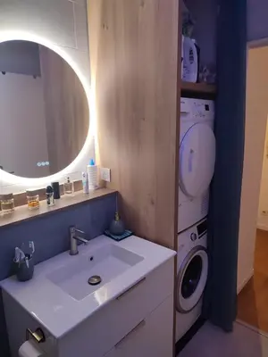 Salle de bains dans l'établissement Prox Stade France appart 2P Chaleureux