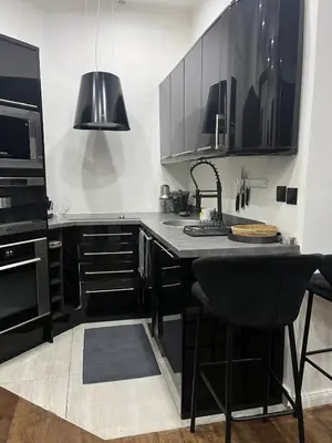 Cuisine ou kitchenette dans l'établissement Paris Incredible Olympic Nest
