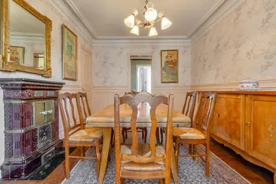 Coin salon dans l'établissement Chanzy-Spacieux appartement familial Place de la Nation