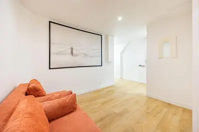 Coin salon dans l'établissement Appart 8pers # 3 Bedrooms # Pereire # Paris 17