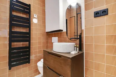 Salle de bains dans l'établissement Superb apartment -1BR-4P- Montmartre
